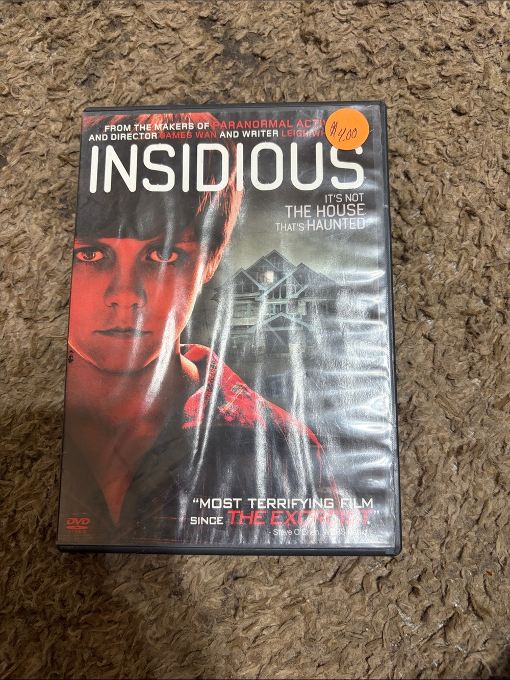 Insidious (Red & Black) DVD Movie
